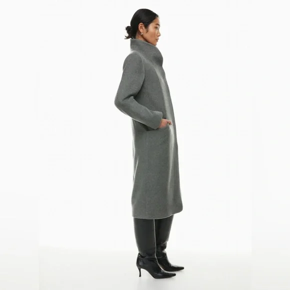 Aritzia Cocoon Long Coat Wool Cashmere size S - Picture 3 of 16